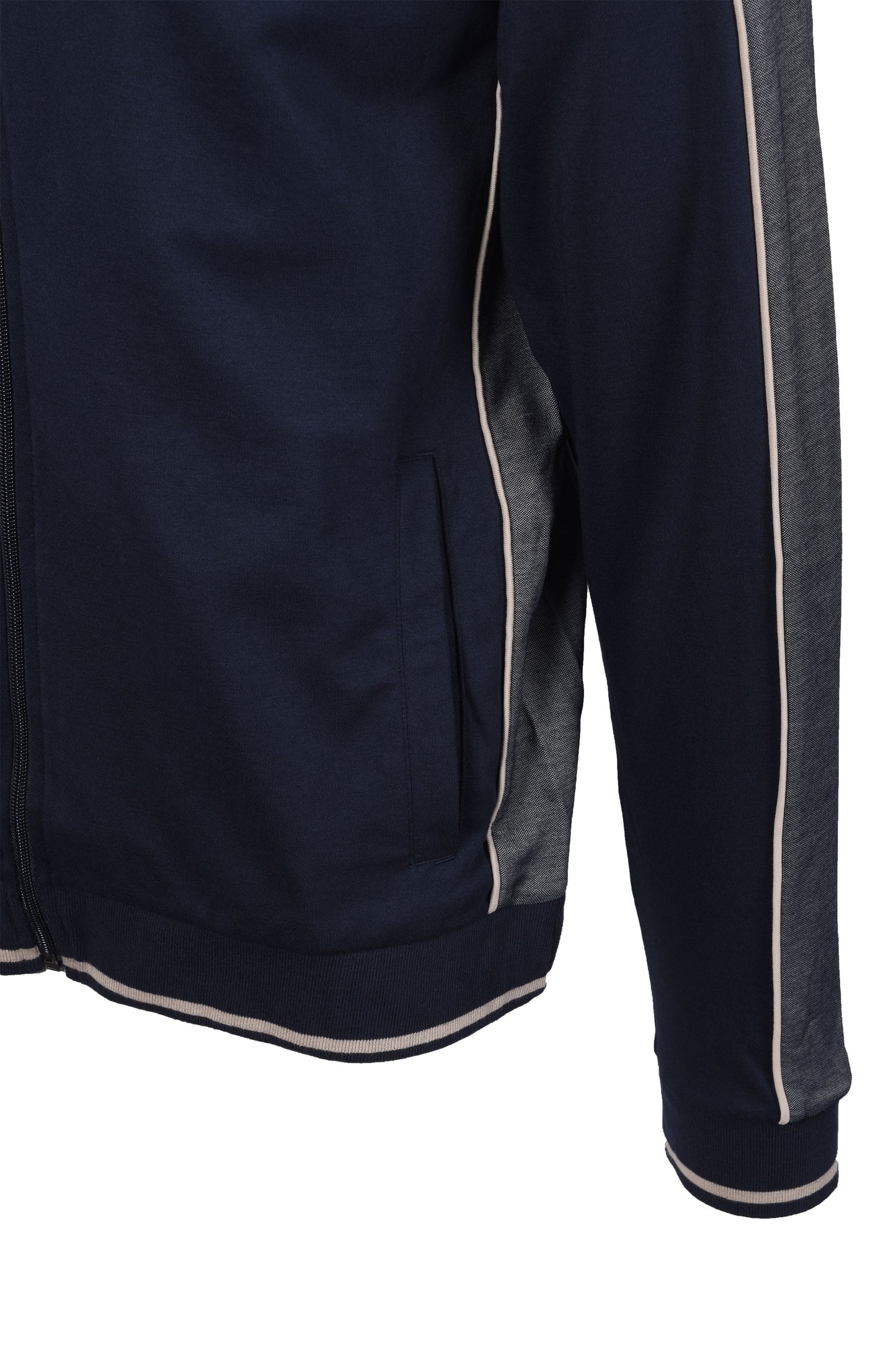 Boss Tracksuit Jacket Dark Blue