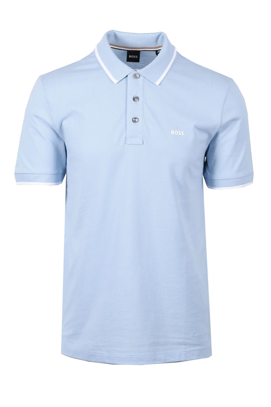 Polo Boss Parlay 190 azzurro pastello