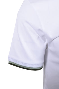 Boss Paddy Lux Heritage Polo Shirt White Boss Green