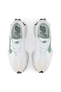New Balance 327 Trainer White/Dark Juniper New Balance