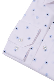 Boss H-joe- Kent-c1-214 Shirt White/Pastel Blue Flowers Boss Black