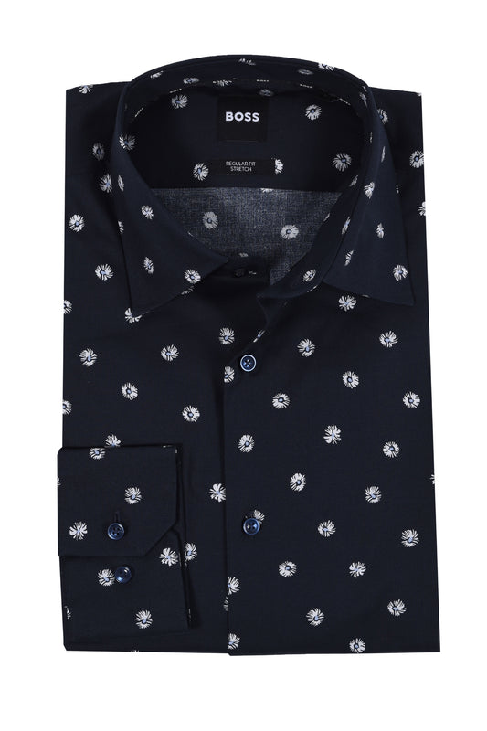 Boss H-joe-Kent-c1-214 Shirt Dark Blue