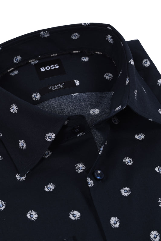 Boss H-joe-Kent-c1-214 Shirt Dark Blue