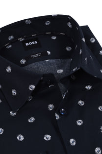 Boss H-joe-Kent-c1-214 Shirt Dark Blue Boss Black