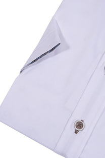 R2 Cut Away Short Sleeve Shirt White R2