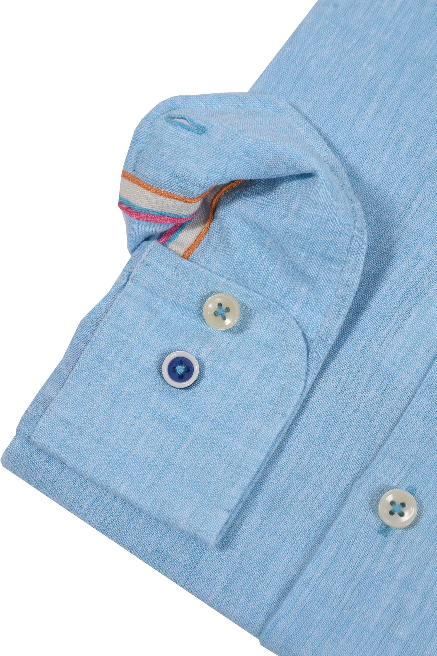 R2 Linen Shirt Aqua
