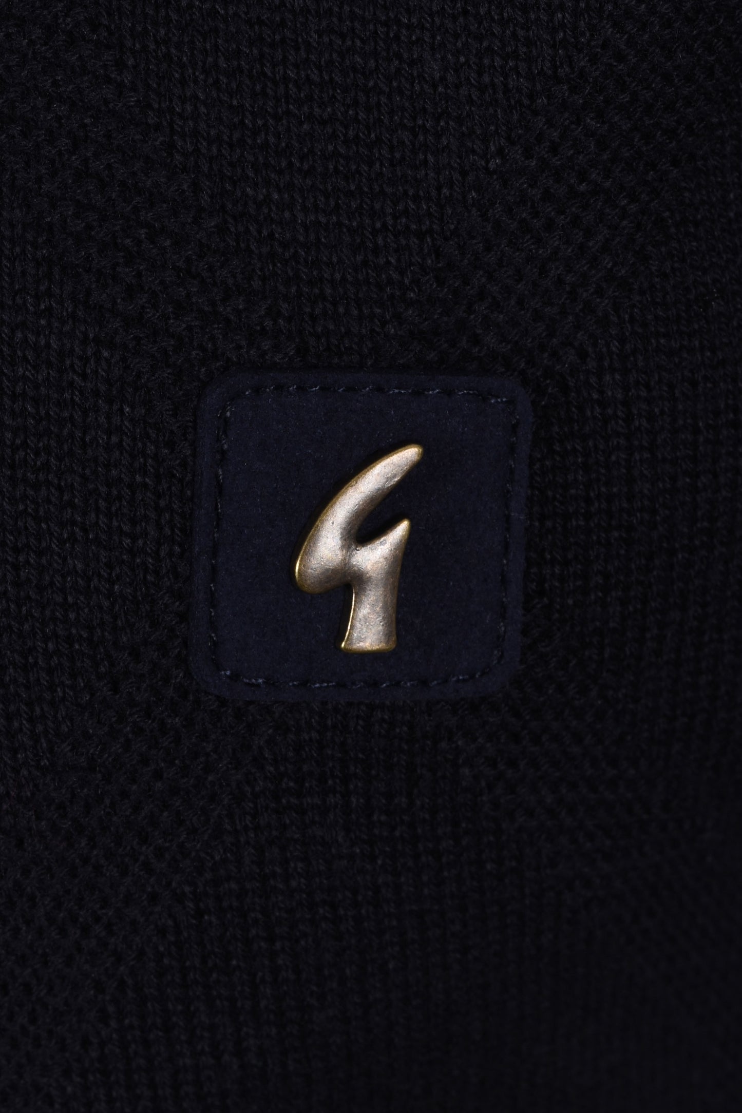 Gabicci Vintage Santino Knitted T Shirt Navy
