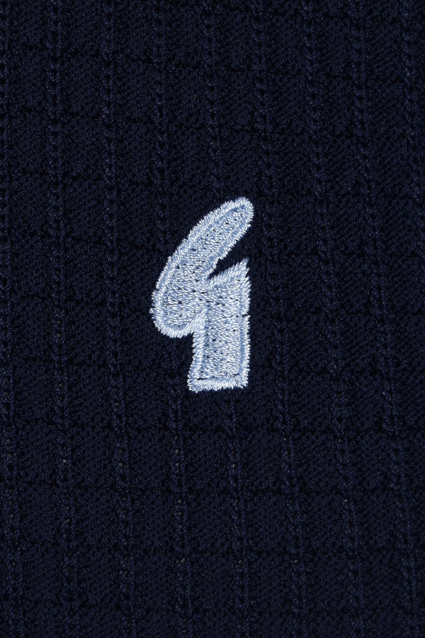 Gabicci Vintage Malcolm Knitted Polo Navy