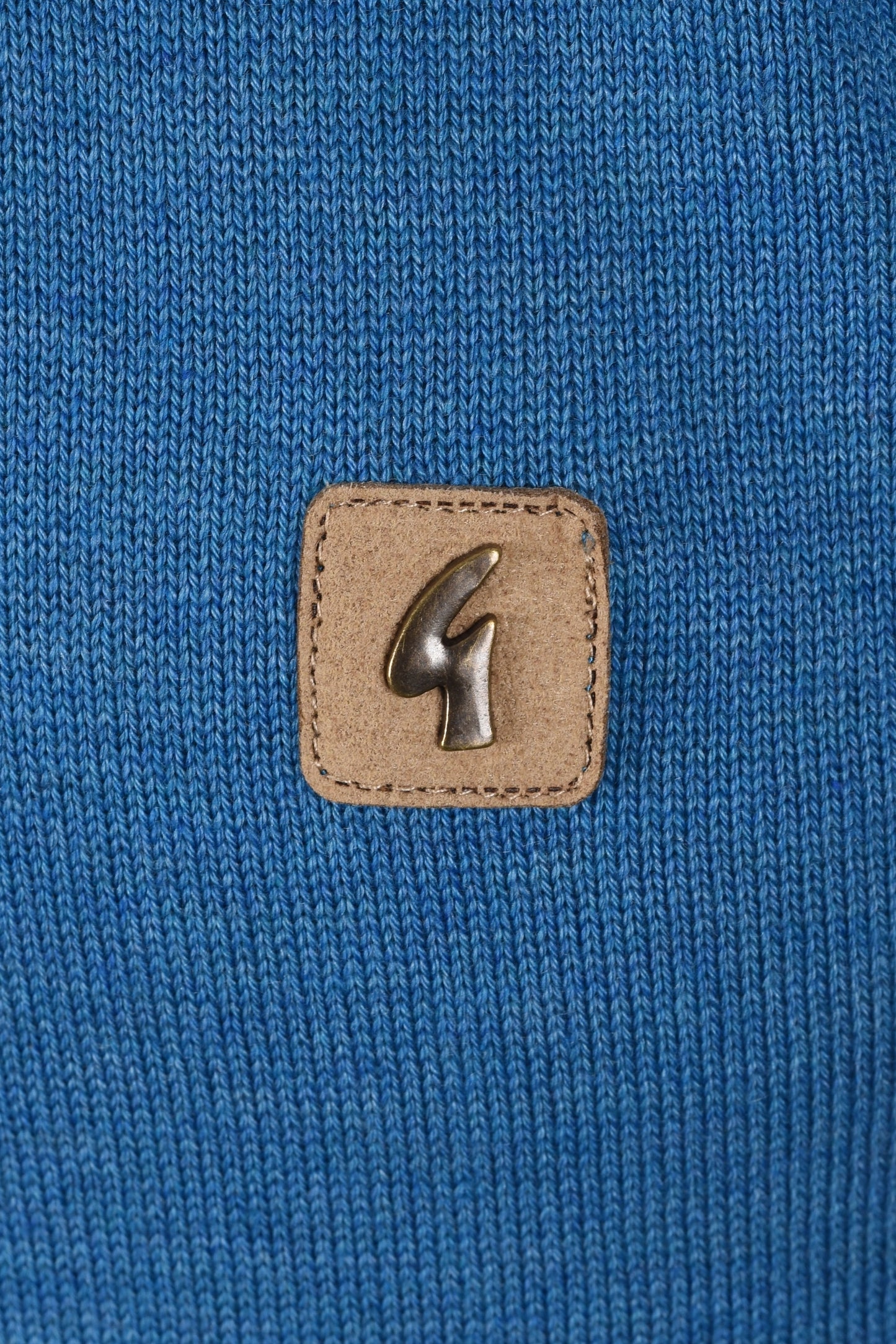 Gabicci Lineker Knitted Polo Shirt Aqua