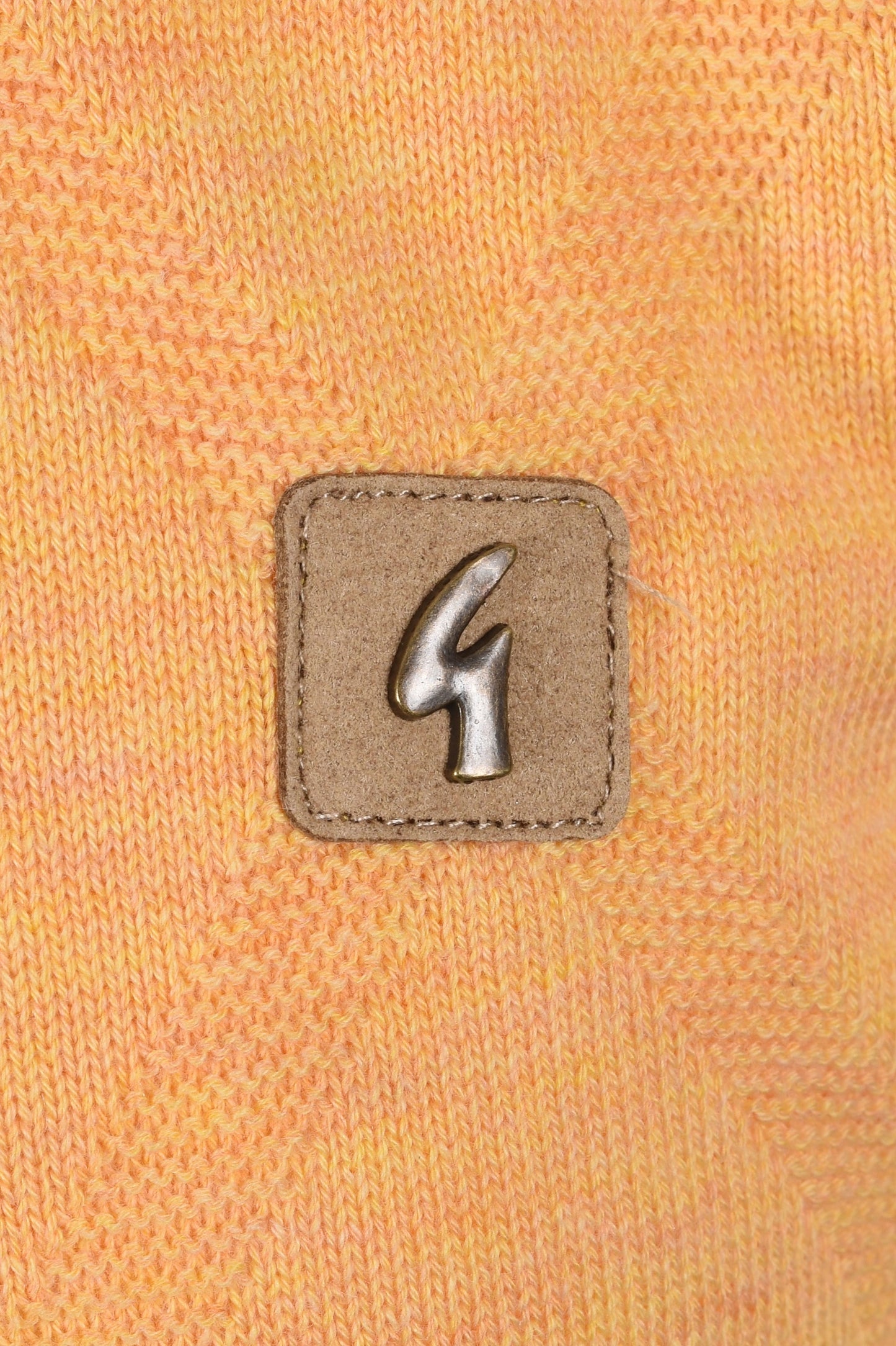 Gabicci Vintage Moore Knitted Polo Shirt Pineapple