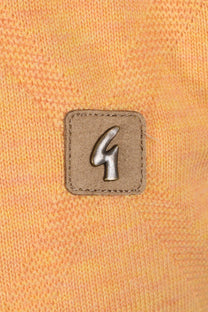 Gabicci Vintage Moore Knitted Polo Shirt Pineapple Gabicci Vintage