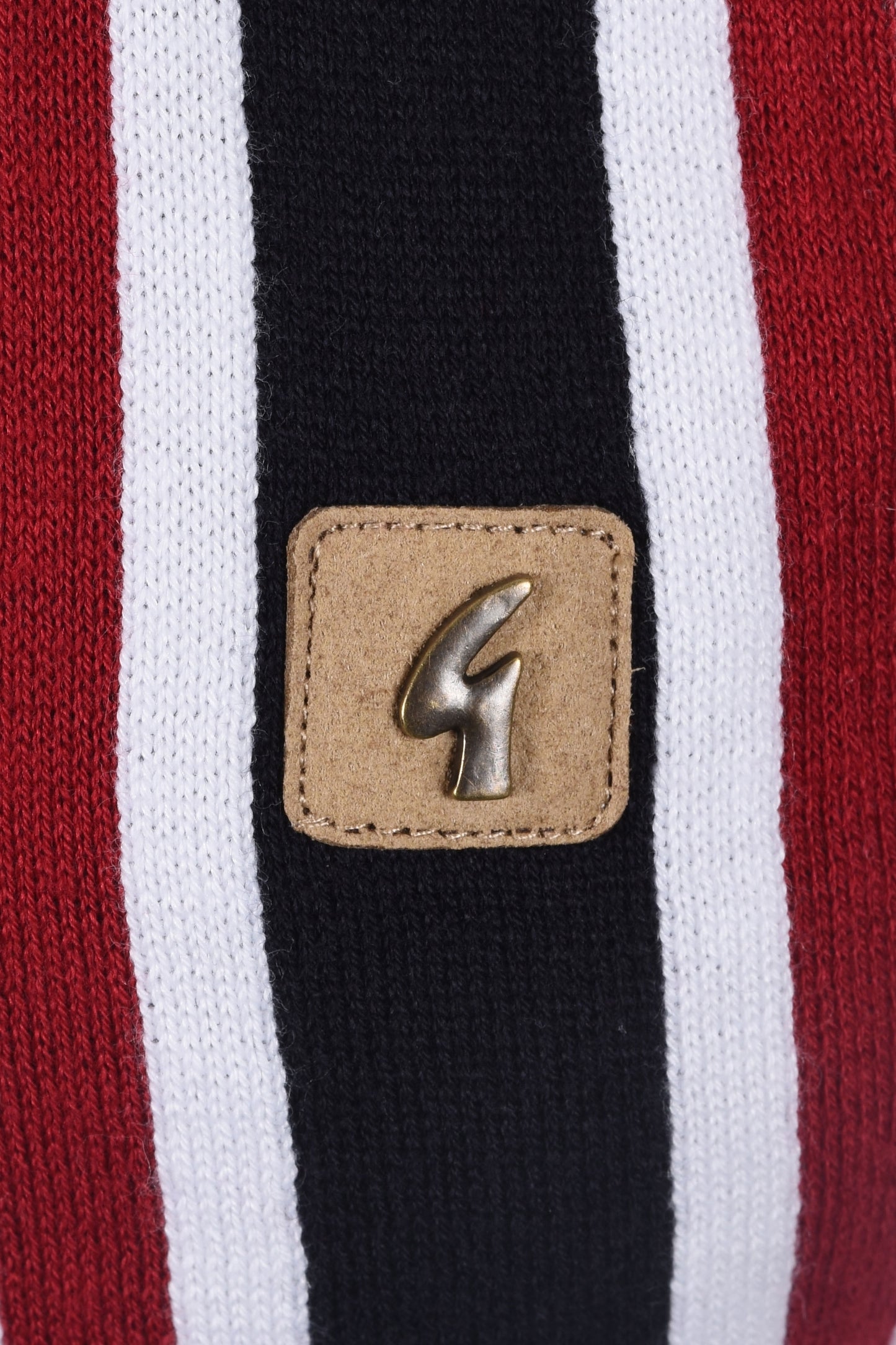 Gabicci Vintage Soda Knitted Polo Shirt White