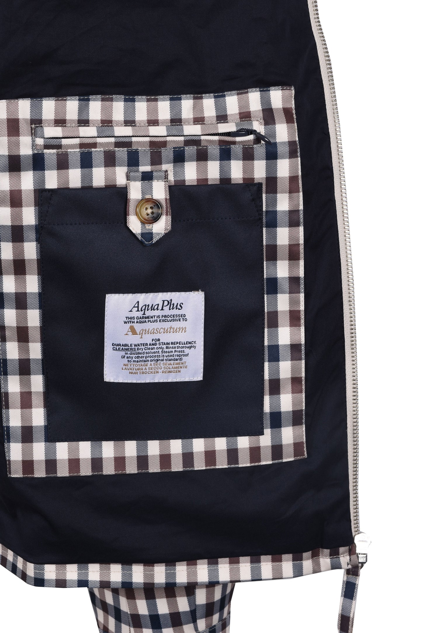 Aquascutum Active Archival Jacket Club Check