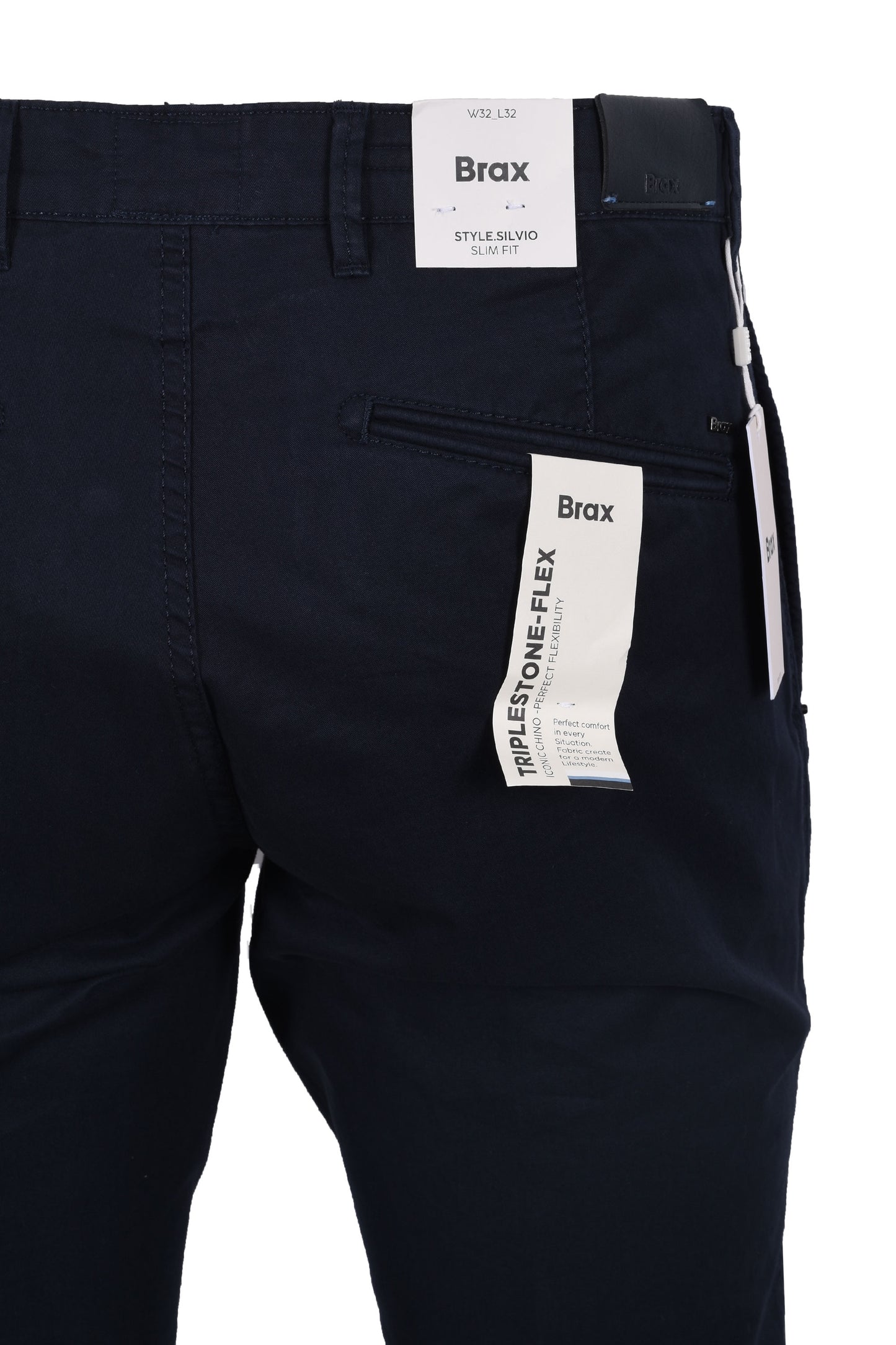 Brax Silvio Cotton Chino Navy