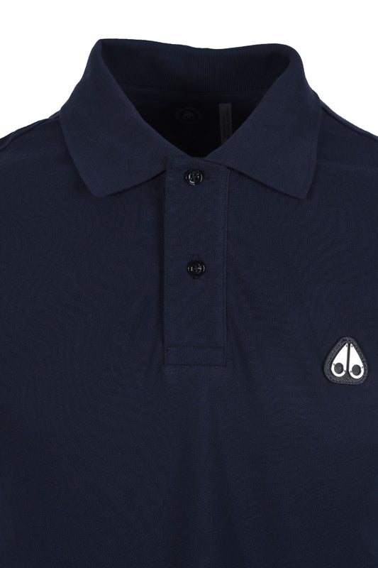 Moose Knuckles Everett Polo Shirt Navy