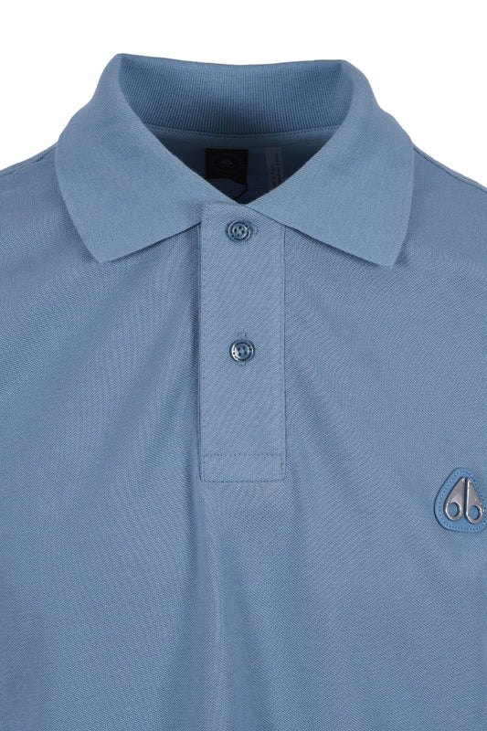 Moose Knuckles Everett Polo Shirt Sea