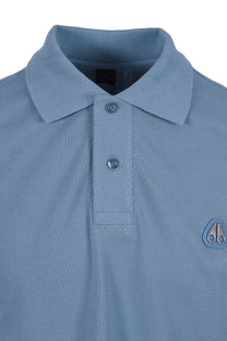 Moose Knuckles Everett Polo Shirt Sea Moose Knuckles
