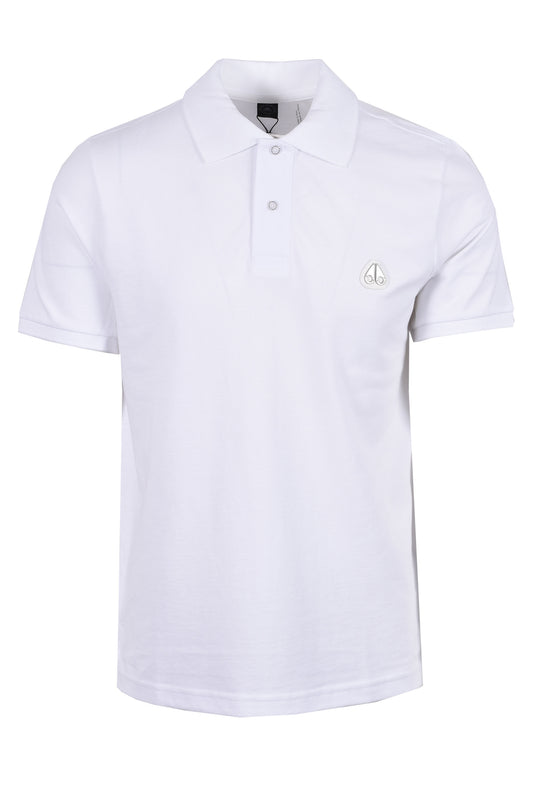 Moose Knuckles Everett Polo Shirt White
