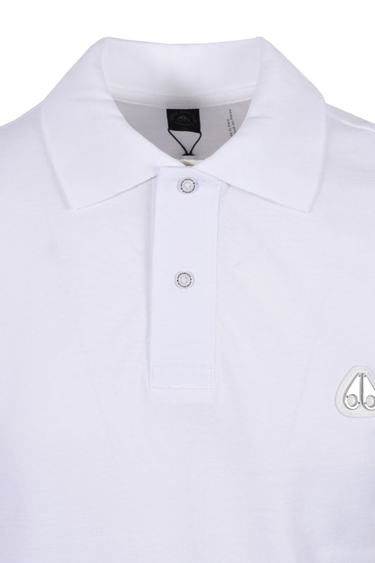 Moose Knuckles Everett Polo Shirt White