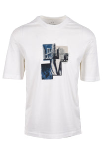 Armani Exchange New York T-Shirt Off White Armani Exchange
