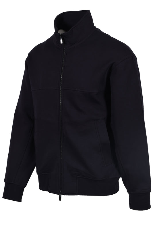 Armani Exchange Full Zip Sweatshirt Deep Navy
