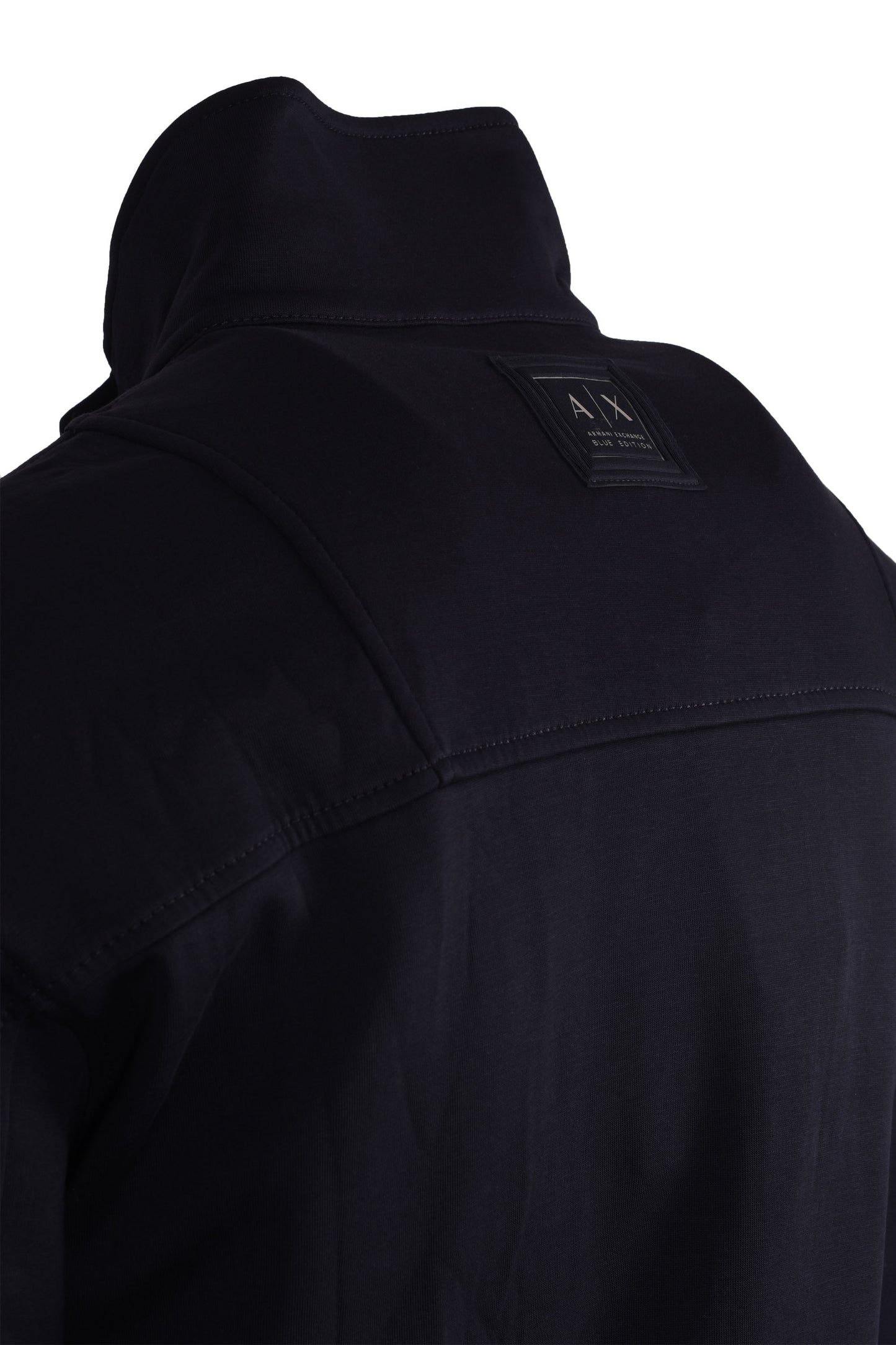 Armani Exchange Full Zip Sweatshirt Deep Navy