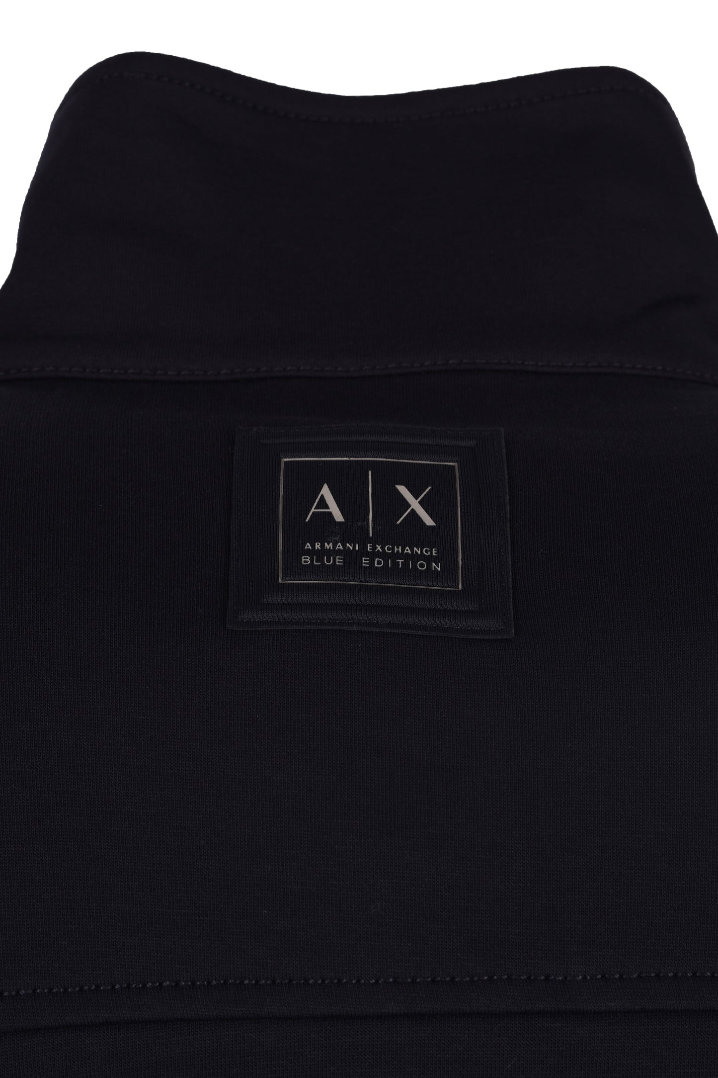 Armani Exchange Full Zip Sweatshirt Deep Navy