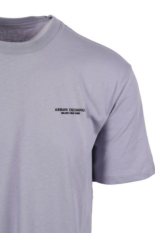 Armani Exchange T Shirt Lilac Gray