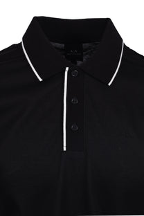 Armani Exchange Polo Shirt Black Armani Exchange