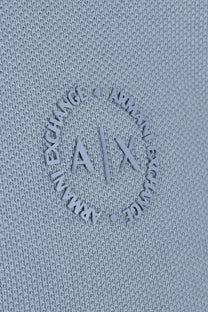 Armani Exchange Slim Fit Tipped Polo Ashley Blue Armani Exchange