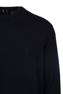 Armani Exchange Knitted Pullover Deep Navy Armani Exchange