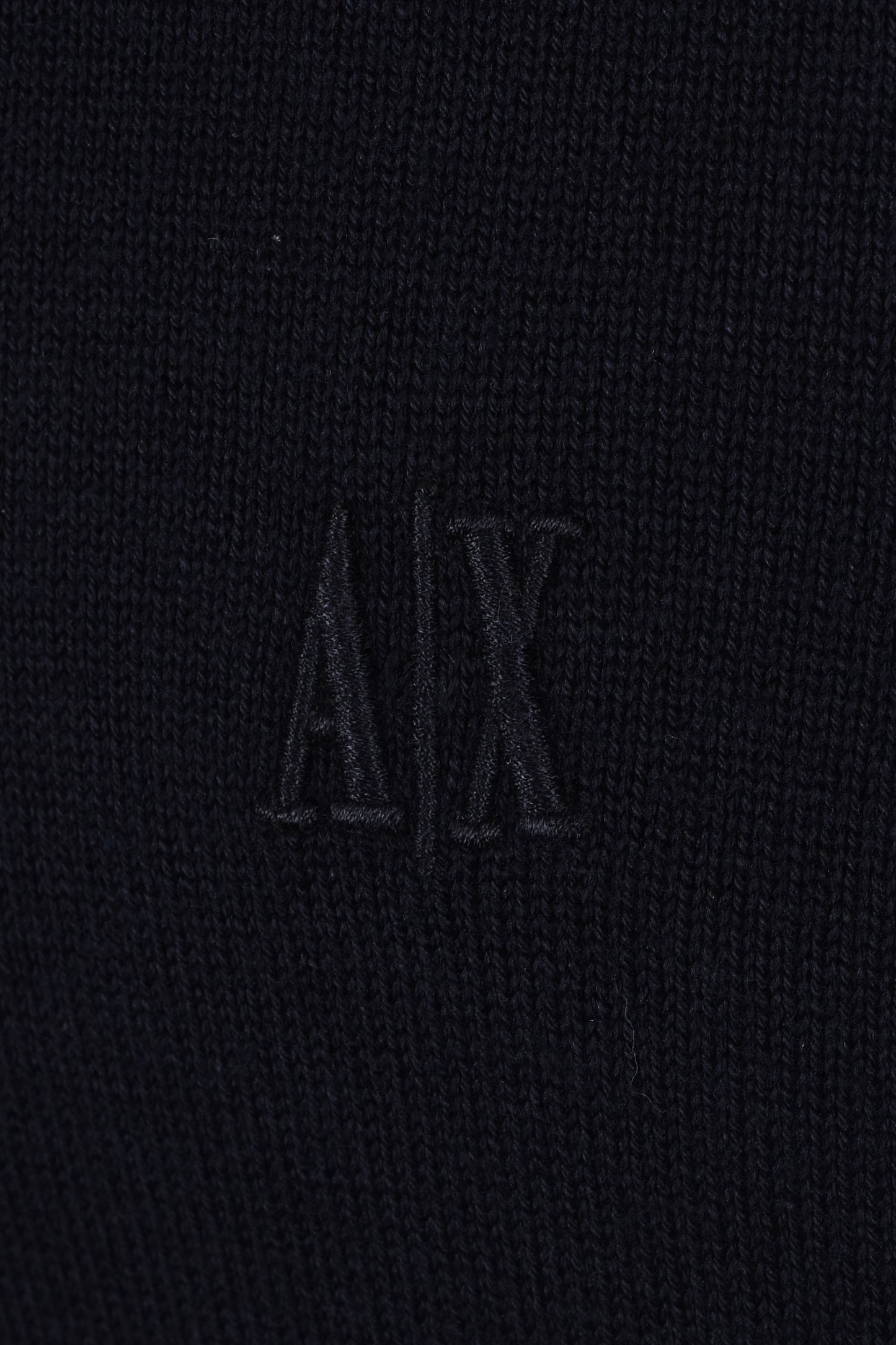 Armani Exchange Knitted Pullover Deep Navy