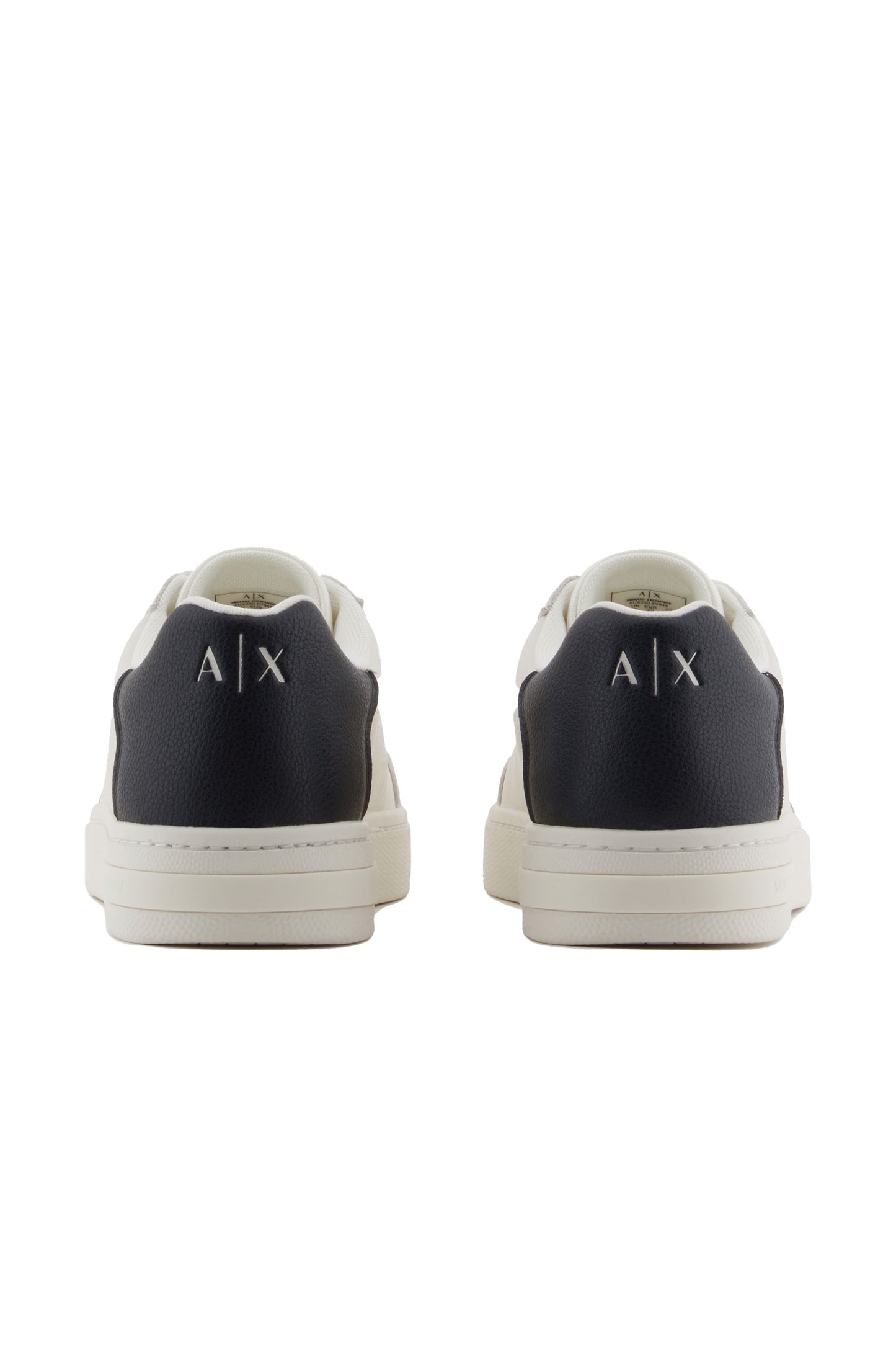 Armani Exchange Trainer With Contrasting Inserts Off White/Black
