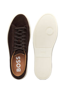 BOSS Black Tenn Sd Trainer Dark Brown Boss Footwear