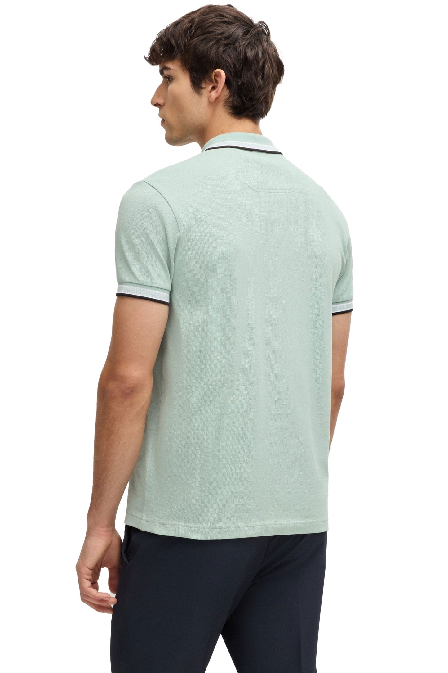 Boss Paddy Polo Shirt Open Green