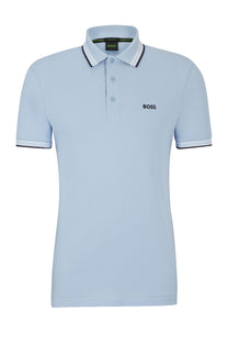 Boss Paddy Polo Shirt Bright Blue Boss Green