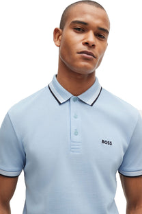 Boss Paddy Polo Shirt Bright Blue Boss Green
