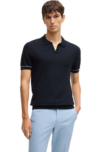 Boss H-jianluca Polo Shirt Dark Blue Boss Black