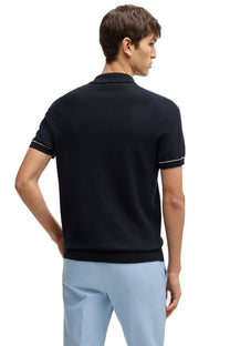 Boss H-jianluca Polo Shirt Dark Blue Boss Black