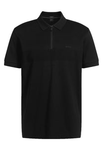 Boss Philix Pima Polo Black Boss Green