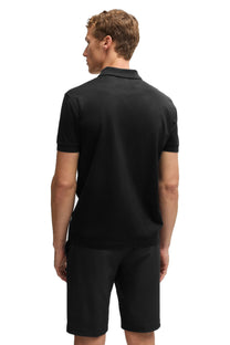Boss Philix Pima Polo Black Boss Green
