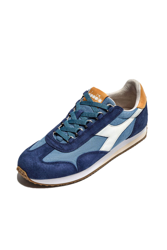 Diadora Heritage Equipe Canvas Sw Evo Trainer Blue Coop