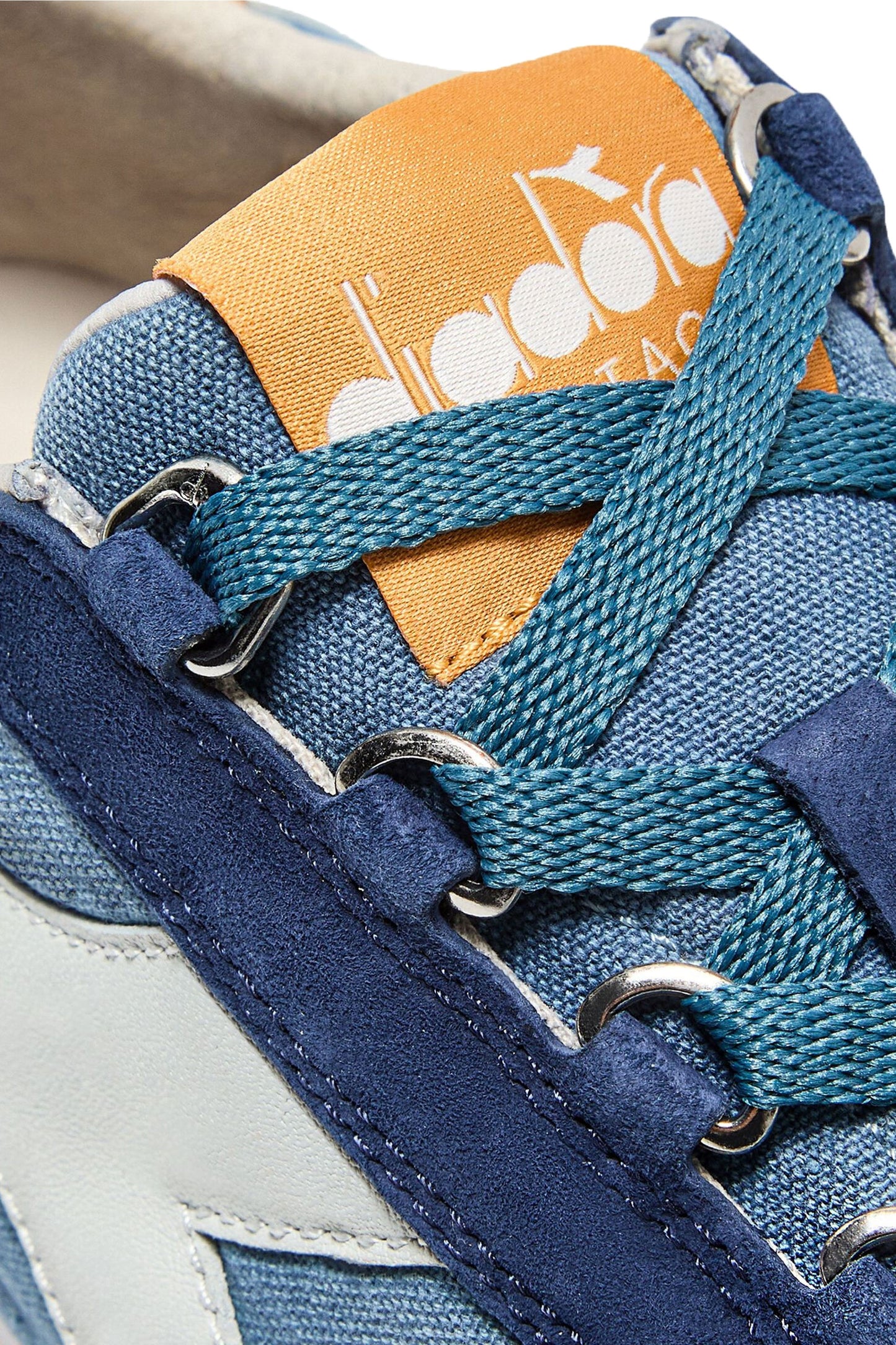 Diadora Heritage Equipe Canvas Sw Evo Trainer Blue Coop