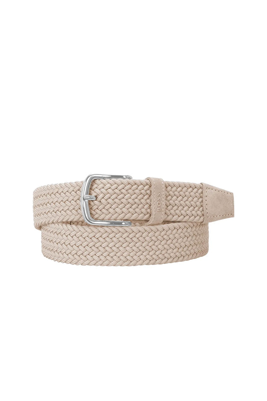Boss Black Sash Woven Belt Light/Pastel Brown