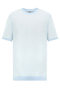 Boss H-janfranco Knitwear Light Pastel Blue Boss Black