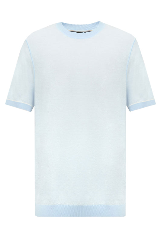Boss H-janfranco Knitwear Light Pastel Blue