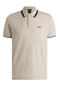 Boss Paddy Ap Heritage Polo Open Beige Boss Green