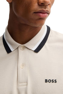 Boss Paddy Ap Heritage Polo Open Beige Boss Green
