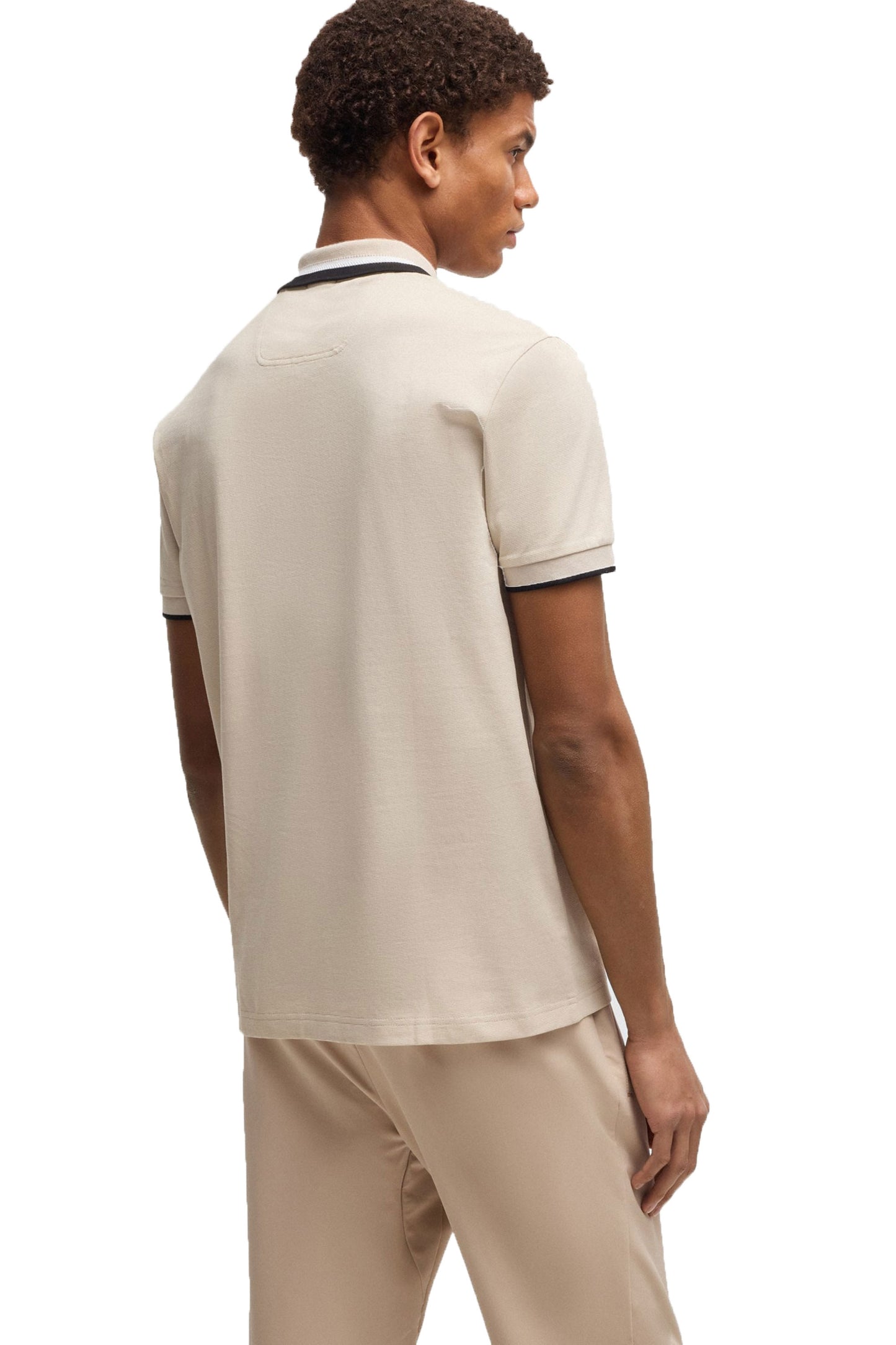 Boss Paddy Ap Heritage Polo Open Beige