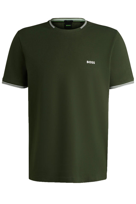 Boss Taul T Shirt Open Green